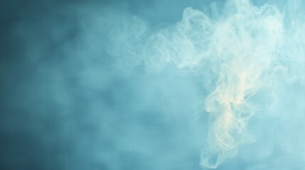 Abstract Blue and White Smoke Texture Background