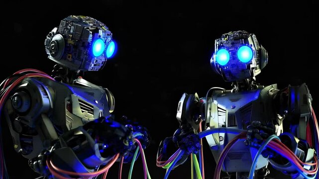Robots with Blue Eyes
