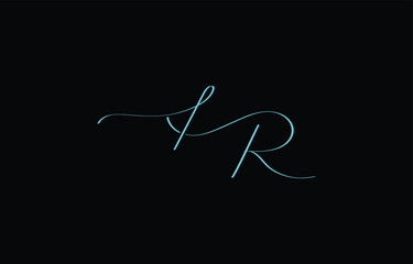 A minimal yet stylish depiction of white cursive lettering forming IR on a dark background, symbolizing elegance and simplicity.