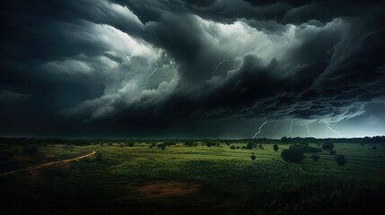 Fototapeta premium storm gritty black background