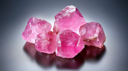  rose quartz's soft pink glow