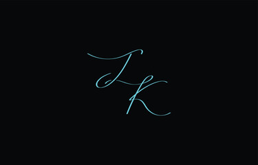 A minimal yet stylish depiction of white cursive lettering forming JK on a dark background, symbolizing elegance and simplicity.