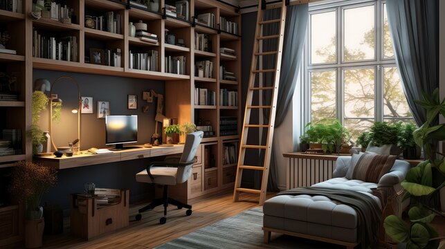room home office library