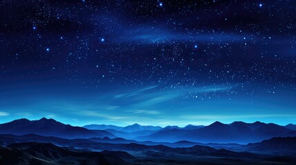 backdrop clear blue night sky
