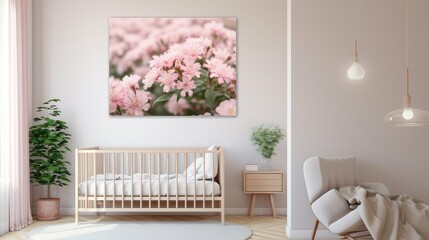 pink spring flowers nursery