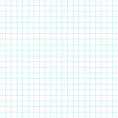 Clean simple graph paper, checked paper, gridded paper background. Vector. Notebook, sheet paper, seamless, page, cloth, chart, school book, paper. graphic, design background.