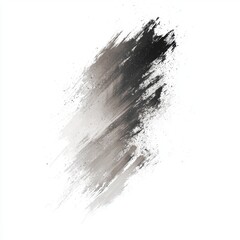 Abstract artistic brush strokes in monochrome shades creating a textured background for modern design projects