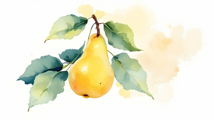Watercolor pictures used for decoration