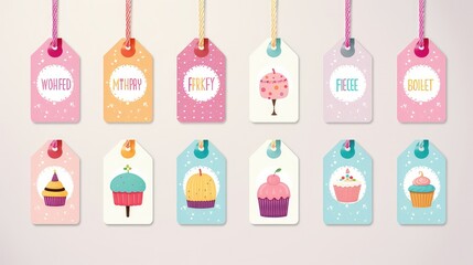 customizable birthday gift tag