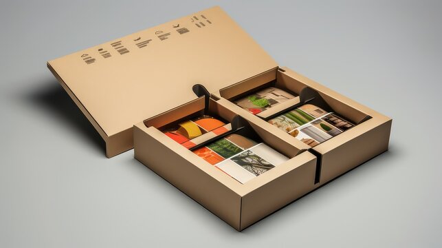 shelves die cut box template