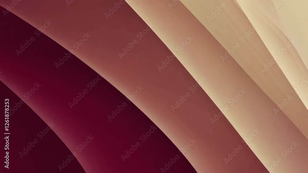 Poster deep crimson and cream gradient background with rich abstract hues and smooth diagonal lines
