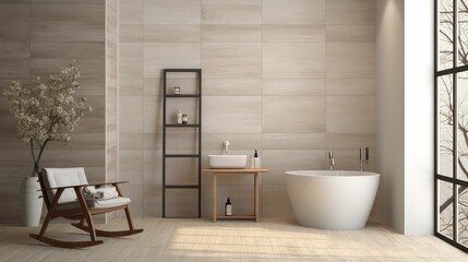 Fototapeta premium airy wood tile texture