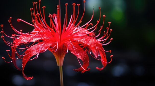 radiata red spider lily
