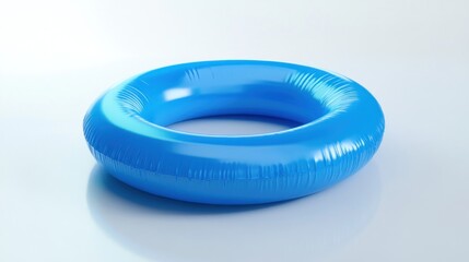 Inflatable Blue Ring, Studio Shot, Product