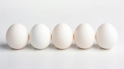 dozen eggs white background