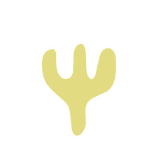 abstract coral shape