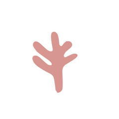 abstract coral shape