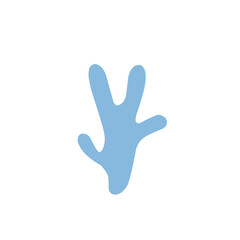 abstract coral shape