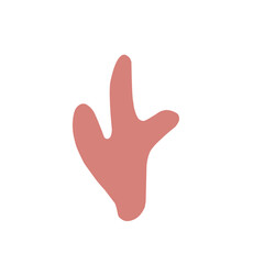abstract coral shape
