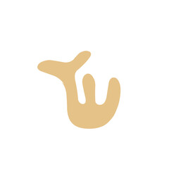 abstract coral shape