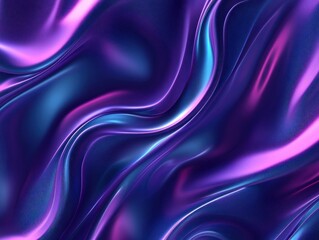 Obraz premium Abstract flowing fabric in vibrant purple hues