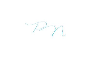 A minimal yet stylish depiction of white cursive lettering forming PN on a dark background, symbolizing elegance and simplicity.