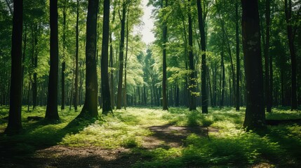 sunlight background of trees