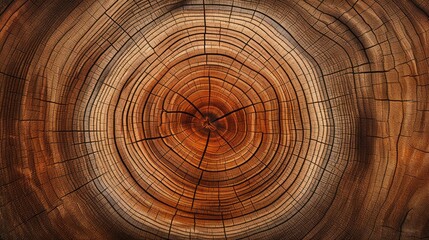 rings cross-section wood