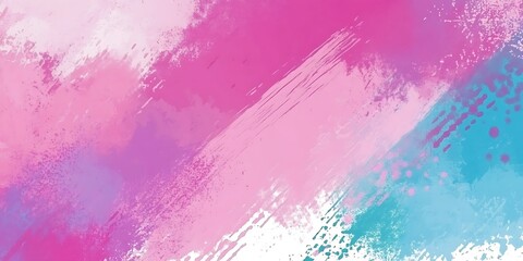 Obraz premium Pink, blue, purple abstract art paint splash background