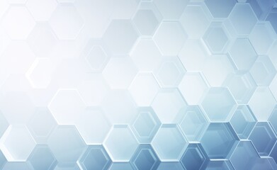 Fototapeta premium Abstract Blue Honeycomb Geometric Background