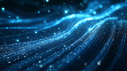 Obraz premium abstract blue wave background Abstract blue wave background, minimal wave design concept, vector illustration. for banner, banner.