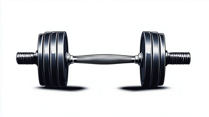 Fototapeta premium High-Quality Illustration of a Dumbbell for Fitness and Weightlifting