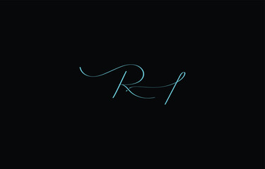 A minimal yet stylish depiction of white cursive lettering forming RI on a dark background, symbolizing elegance and simplicity.