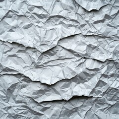 Fototapeta premium Crumpled Grey Paper Texture Background