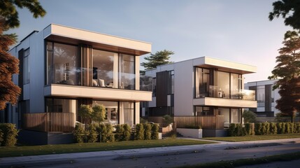 Fototapeta premium stylish house coming soon