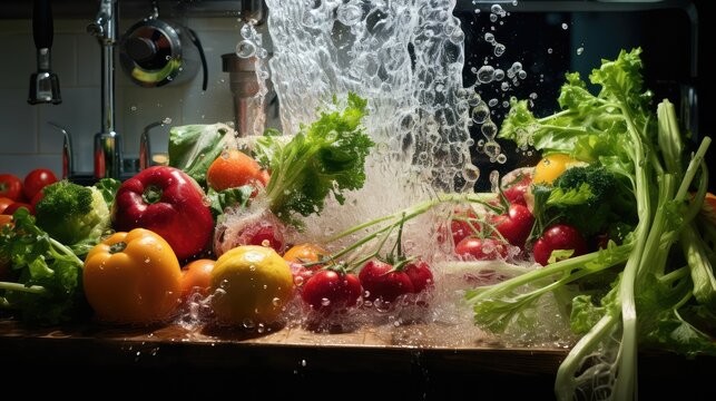 wash water in kitchen