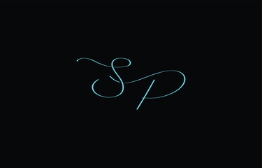 A minimal yet stylish depiction of white cursive lettering forming SP on a dark background, symbolizing elegance and simplicity.