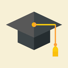 graduation cap and diploma