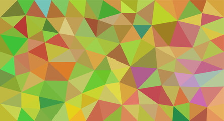 Multicolor vector abstract mosaic pattern. Modern abstract illustration with triangles. Low poly background
