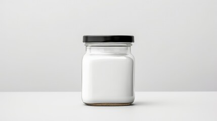 customize glass jar mockup