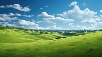 Obraz premium grass green meadow