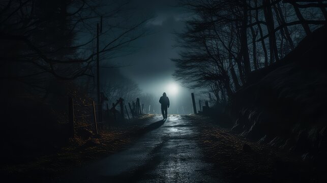 foreboding haunted road