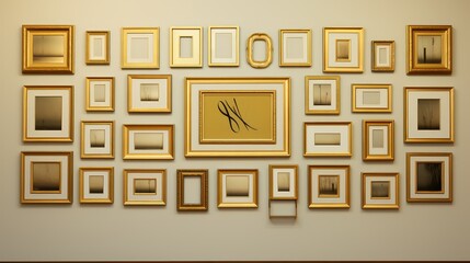 uniformity gold leaf frame