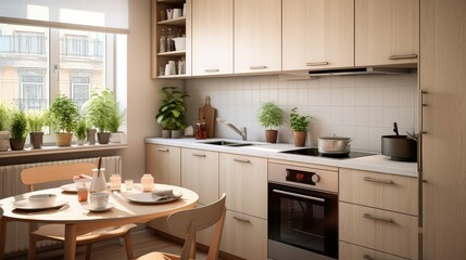 Fototapeta premium wood The kitchen In The fourth photo we see a small a 64d44a20-d5dc-49c1-bf43-24cafba8a82d 0545454-gigapixel-standard-width-6100px.jpg