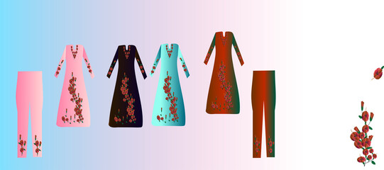 new 3 pic dress design