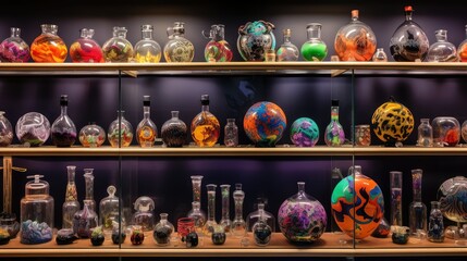 display glass pipes