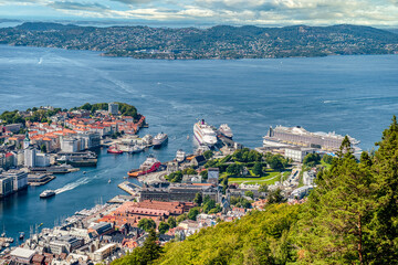 Bergen is a city on the southwest coast of Norway. It is surrounded by mountains and fjords,...