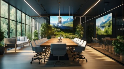 conference modern corporate office