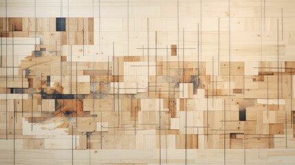 design wooden planks drawing