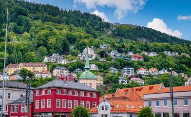 Bergen is a city on the southwest coast of Norway. It is surrounded by mountains and fjords,...